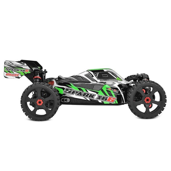 team corally Spark XB6 1/8 6S Basher Buggy, ROLLER, Green