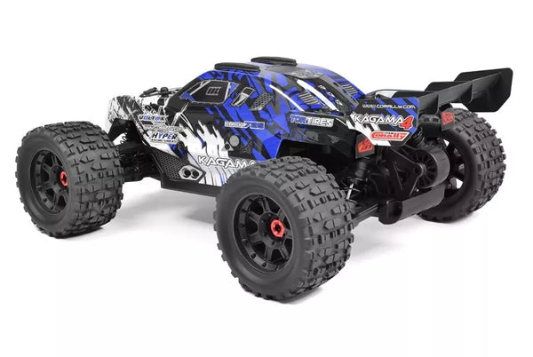 Team Corally Kagama 4 4S Brushless RC Monster Truck RTR 4x4 Basher BLUE