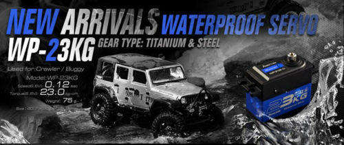 Power HD WP-23KG Waterproof 4.8-6.6V  Digital Servo  TRAXXAS SLASH REDCAT ARRMA