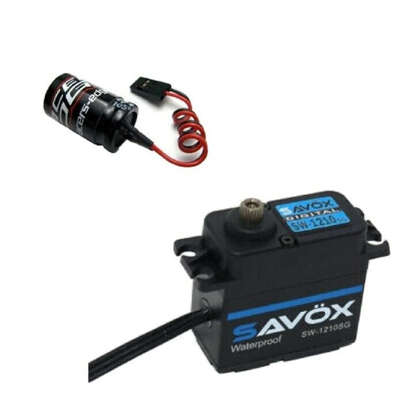 Savox SW-1210SG BE Waterproof Coreless Steel Gear Digital Servo + GLITCH BUSTER