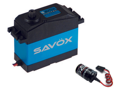 Savox SW0241MG WATERPROOF 1/5 5TH SCALE DIGITAL SERVO W/ GLITCH BUSTER