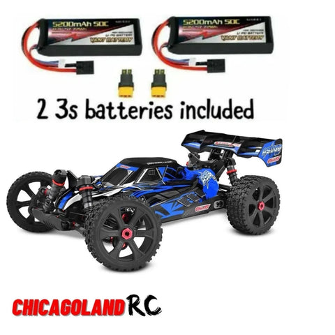 Team Corally Asuga XLR 6S RTR Racing Buggy - Blue, Large Scale W/ 2 5200MAH 3S