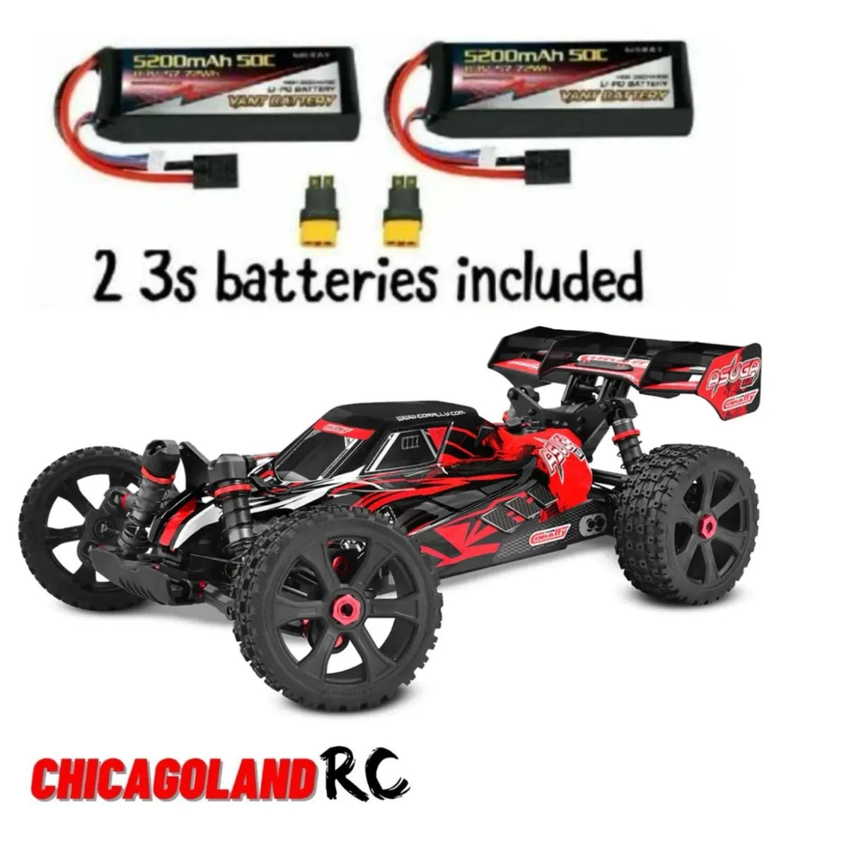 Team Corally Asuga Xlr 6S Rtr Red (C-00288-R - View #14