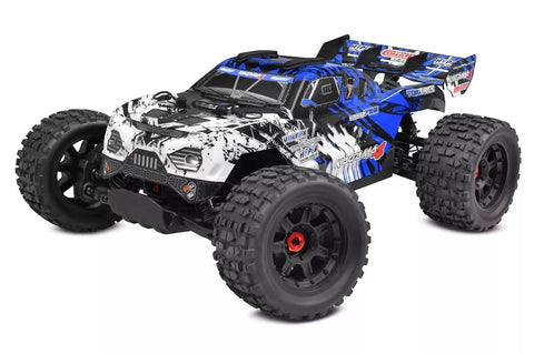 Team Corally Kagama 4 4S Brushless RC Monster Truck RTR 4x4 Basher BLUE