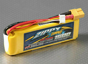 New Zippy Compact 1500mAh 3S 11.1V 25C 35C Lipo Battery Pack RC XT60 XT-60 USA