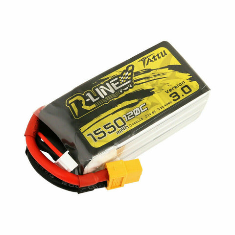 NEW! Tattu R-Line v3.0 1550mAh 120C 14.8V Lipo 4S Battery  FPV Racing Drone