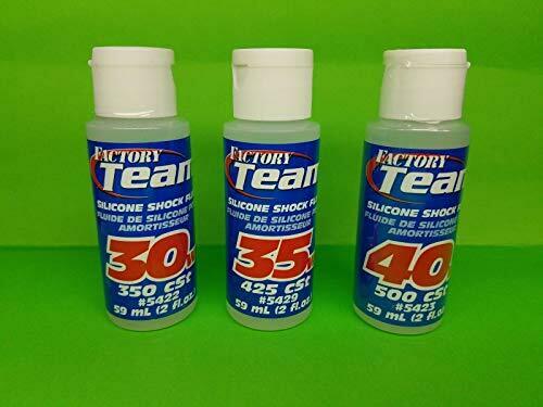 3 Pack TEAM ASSOCIATED 30 35 40 WEIGHT SILICONE SHOCK OIL FLUID losi  traxxas