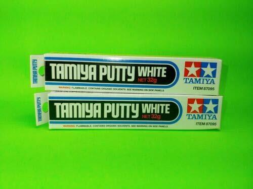 2 TAMIYA WHITE PUTTY 87095 PLASTIC WOOD METAL MODELING MODEL KITS MODELS NEW