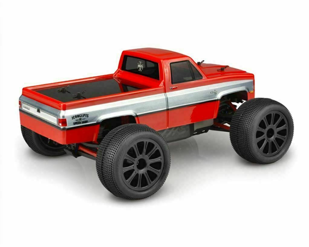 JConcepts 0382 1982 GMC K10 Traxxas 1/16th ERevo Clear Body revo