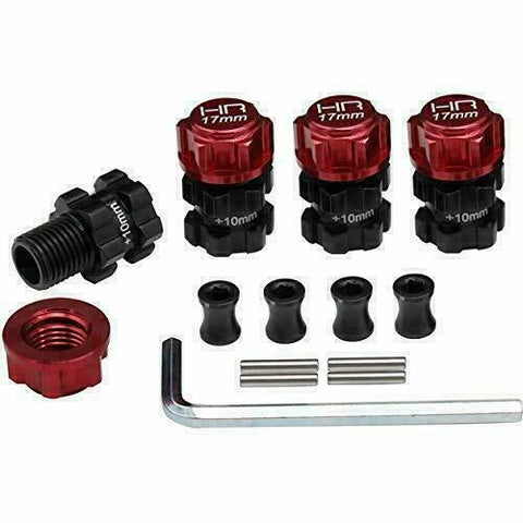 Hot Racing 17mm Aluminum Hex Hubs (10mm Offset) Arrma 1/10 4x4 3s ATF117XT02