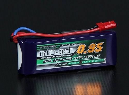 New Turnigy nano-tech 950mAh 2S 25C-50C Battery Lipo Blade 200QX CX2 EFLB8002SJ