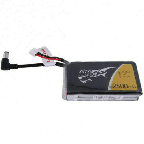 Tattu 2500mAh 2S1P Fatshark Goggles Lipo Battery Pack with DC3.5mm plug