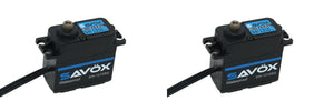 2 PACK Savox SW-1210SG BE  Waterproof Coreless Steel Gear Digital Servo BLACK