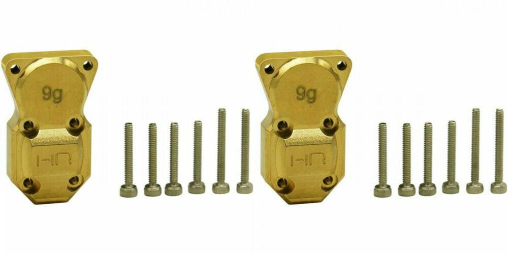 2 pack Hot Racing Brass Differential Cover SCX24 SXTF12CH HRASXTF12CH