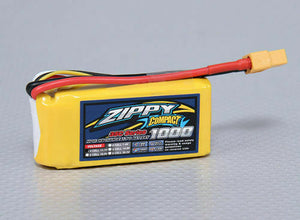 New Zippy Compact 1000mAh 3S 11.1V 35C 45C Lipo Battery Pack RC XT60 XT-60 USA