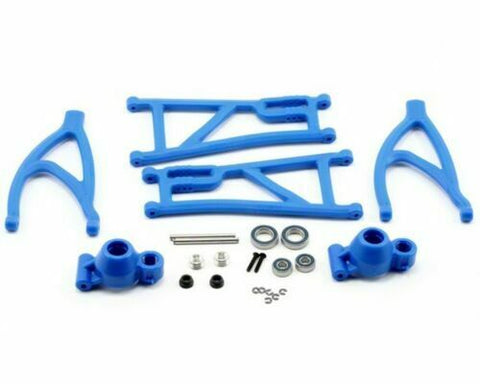 Rear True Track A-Arm Conversion Blue Traxxas Revo by RPM RPM80565