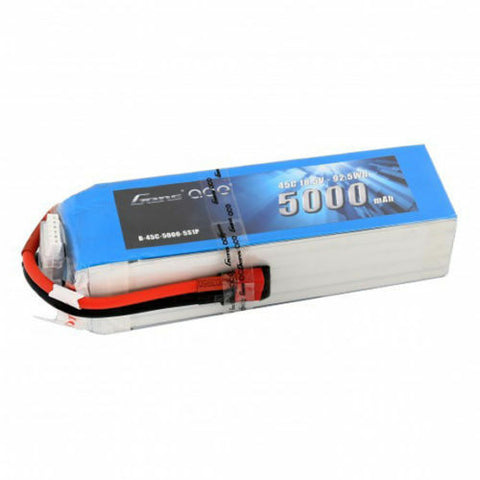Gens Ace 5S 5000mAh 18.5V 45C 5S1P Lipo Battery with Deans Plug End