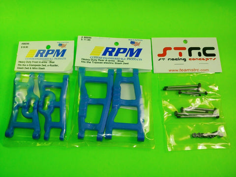 STRC RPM 80245 80595 A-Arms HINGE PINS FOR TRAXXAS SLASH 2WD FRONT REAR UPGRADE