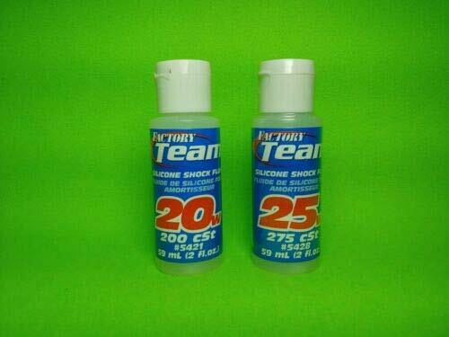 2 TEAM ASSOCIATED 20 25 Weight Silicone Shock Oil Fluid 5421 5428 traxxas LOSI