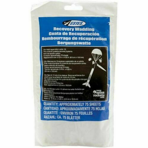 3 PACK Estes Model Rocket Recovery Wadding - 2274