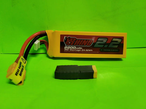 2200mAh 3S 11.1V 25C 35C LIPO BATTERY TRAXXAS RUSTLER BANDIT VXL TRX ZIPPY RC