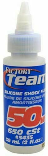 TEAM ASSOCIATED 50 WEIGHT SILICONE SHOCK OIL FLUID 5435 traxxas rc10 losi