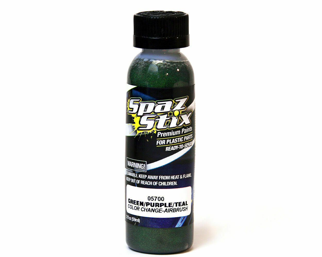 Spaz Stix 05700 Green / Purple / Teal Color Change Airbrush Paint 2oz