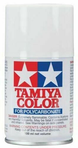Tamiya PS-1 White Polycarbonate/Lexan Body Spray Paint 100ml TAM86001