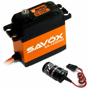 Savox SA-1230SG Monster Torque Coreless Steel Gear Digital Servo + Glitch Buster
