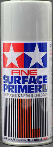 Tamiya 87064 Fine Surface Primer L Light Gray Spray 180 ml