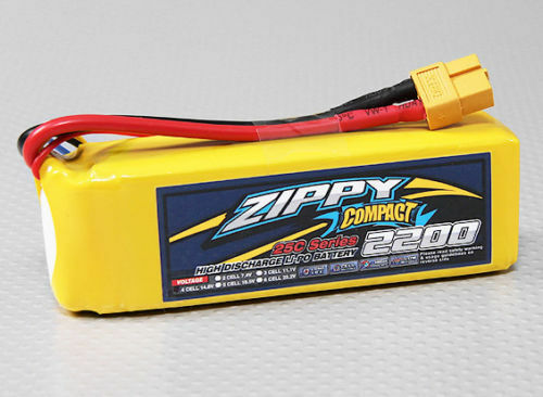 New Zippy Compact 2200mAh 4S 14.8V 25C 35C Lipo Battery Pack RC XT60 XT-60 USA