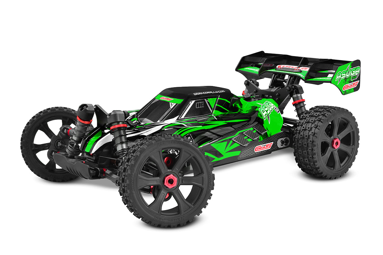 Team Corally Asuga XLR 6S RTR Racing Buggy - Green, Large Scale