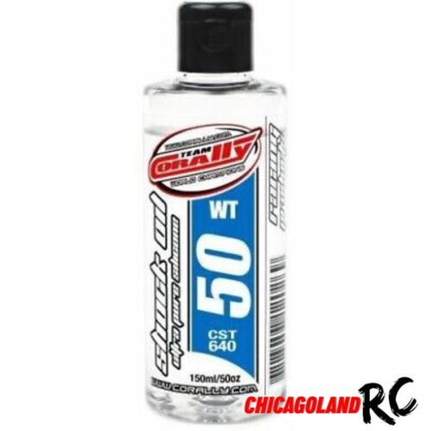 HUGE 5OZ CORALLY 50WT 50 WT SILICONE SHOCK OIL TRAXXAS LOSI ARRMA ASSOCIATED HPI