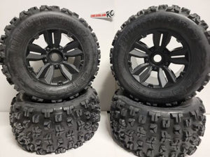 4 Arrma KRATON 6s V5 BLX - 3.8 TIRES & Wheels TIRES DBoots Copperhead 2 ARA8608v5