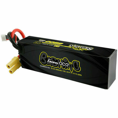 Gens Ace Bashing Pro 11.1V 120C 3S 6800mah Lipo Battery With EC5 Plug For ARRMA